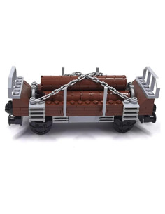 Set de Bloques de Construcción Carreta de Ferrocarril General Jim 180 Piezas