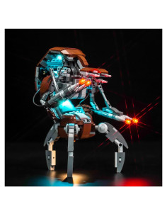 Kit de Luz LED LocoLee para LEGO Droideka 75381 - Solo Luz