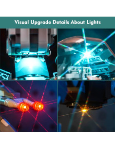 Kit de Luz LED LocoLee para LEGO Droideka 75381 - Solo Luz 2