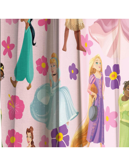 Cortinas de Ventana Jay Franco Princesa Disney 107x160 cm Rosa