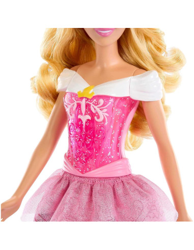 Juego de Armario Princesa Disney Mattel Aurora 61 cm 25 Accesorios