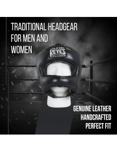 Casco de Boxeo Tradicional Cleto Reyes Unisex Negro Ajustable 2