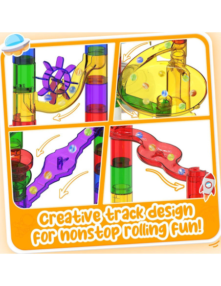 Carrera de Canicas Motorizada Shantou Nai De - Juguete STEM 153 Piezas
