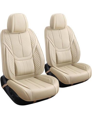 Cubiertas de Asientos de Coche FEINEPRO Juego Completo Beige