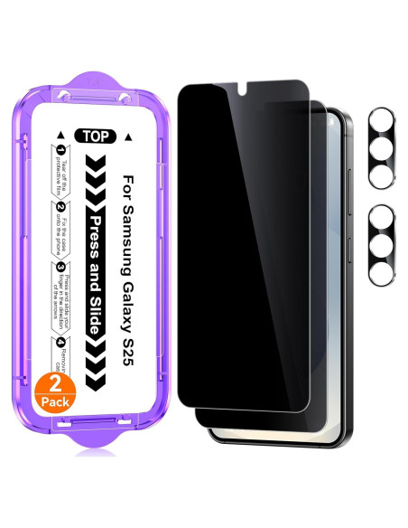 Protector de Pantalla y Lente Ksleri para Galaxy S25 6.2"