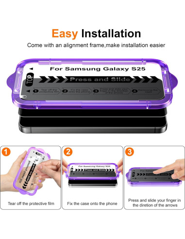 Protector de Pantalla y Lente Ksleri para Galaxy S25 6.2"