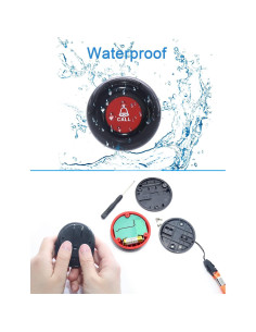 Botón de Llamada Inalámbrico SanJie con 2 Botones de Pánico 2