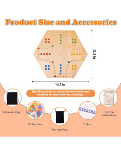 Juego de Mesa Fast Track Wahoo 2 en 1 para 4-6 Jugadores 2