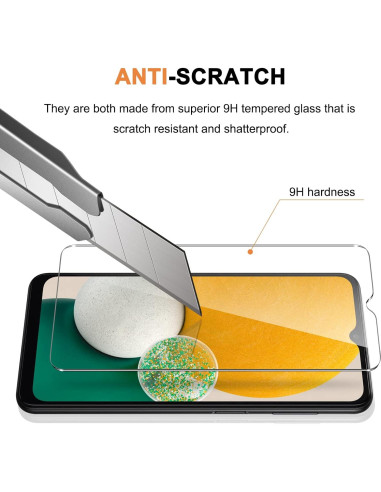 Paquete 2 Protectores Pantalla y Lente Samsung Galaxy A13 6.5"