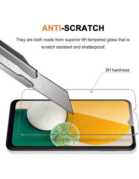 Paquete 2 Protectores Pantalla y Lente Samsung Galaxy A13 6.5"