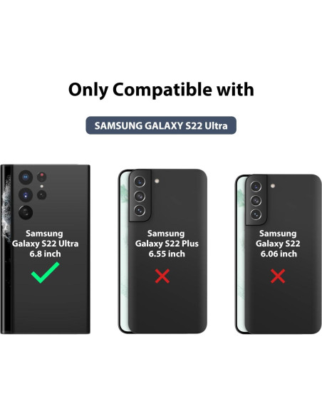 Funda de Cartera Nillkin para Samsung Galaxy S22 Ultra 2022