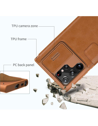 Funda de Cartera Nillkin para Samsung Galaxy S22 Ultra 2022