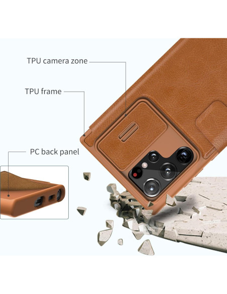 Funda de Cartera Nillkin para Samsung Galaxy S22 Ultra 2022