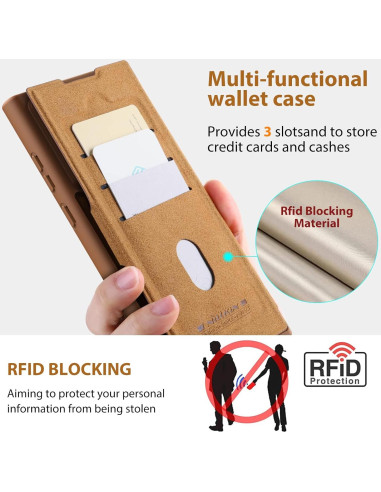 Funda de Cartera Nillkin para Samsung Galaxy S22 Ultra 2022