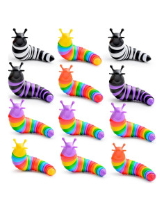 Juguetes Antiestrés de Babosas Cevioce 12 Piezas para Niños 3+