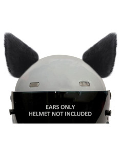 Accesorios para Casco WAYUTO Orejas Peludas para Ciclismo y Motociclismo