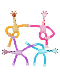 Juguete Sensorial Telescópico Jirafa Ainiv - 4 Piezas