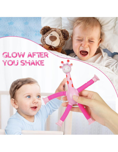 Juguete Sensorial Telescópico Jirafa Ainiv - 4 Piezas