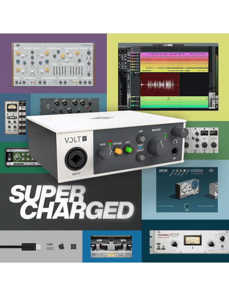 Interfaz de Audio USB Universal Audio Volt 1 1x2 Estudio
