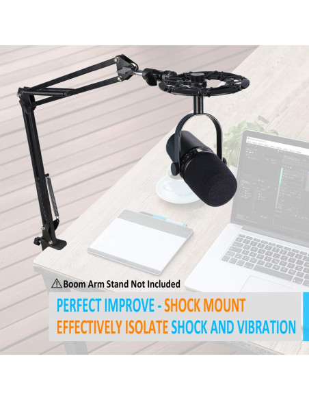 Soporte Antivibración SUNMON para Micrófono Shure MV7 Soporte Antivibración SUNMON para Micrófono Shure MV7