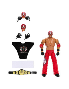 Figura de Acción Ultimate Edition Mattel WWE Rey Mysterio 30 Puntos Articulación