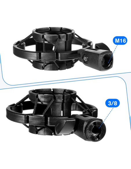 Soporte de Amortiguación Universal para Micrófono Alrhso 42-46mm Soporte de Amortiguación Universal para Micrófono Alrhso 42-46mm