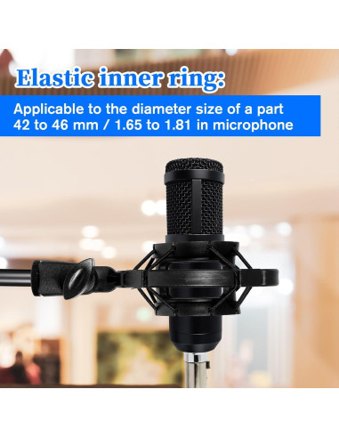 Soporte de Amortiguación Universal para Micrófono Alrhso 42-46mm