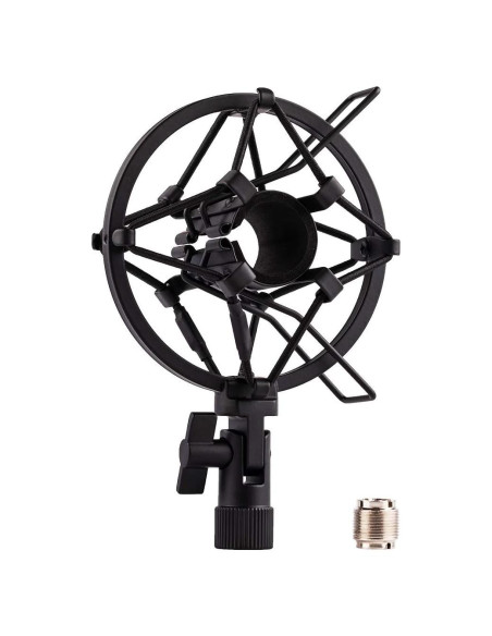 Soporte de Montaje Antivibración para Micrófono 22-26mm Metal Soporte de Montaje Antivibración para Micrófono 22-26mm Metal