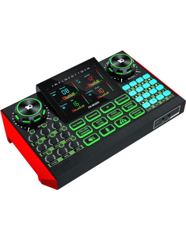 Mezclador de Audio Tenlamp G9 - Interfaz para Streaming y Podcast