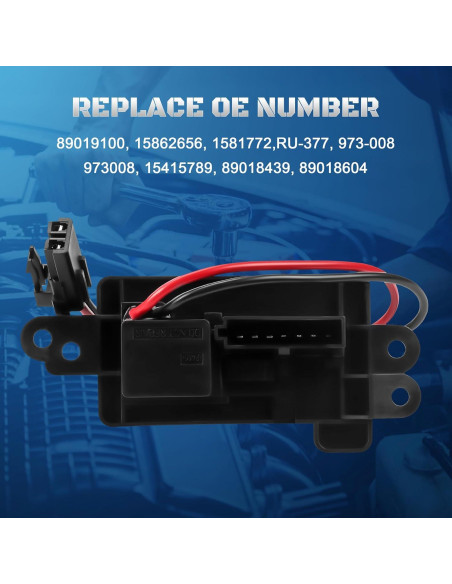 Resistor de Motor de Ventilador HVAC A-NAFTULY 89019100