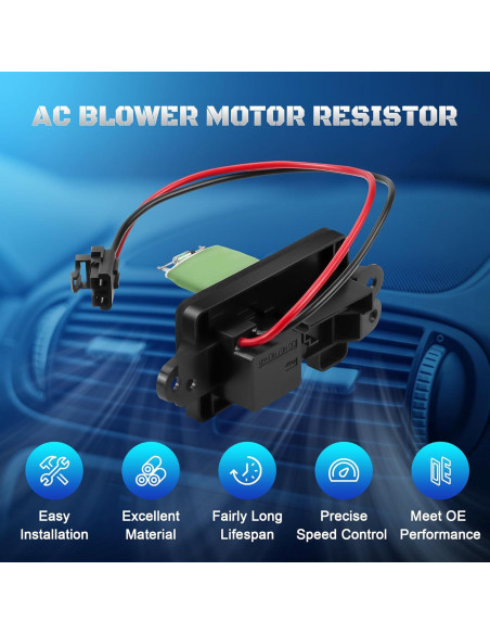 Resistor de Motor de Ventilador HVAC A-NAFTULY 89019100