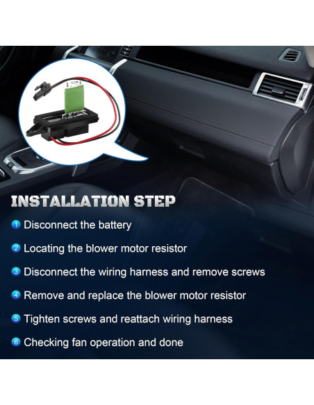 Resistor de Motor de Ventilador HVAC A-NAFTULY 89019100