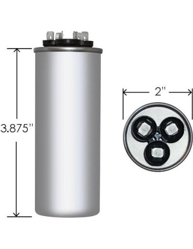 Capacitor Doble Función Mars 70+5x370/440VAC 11.11cm