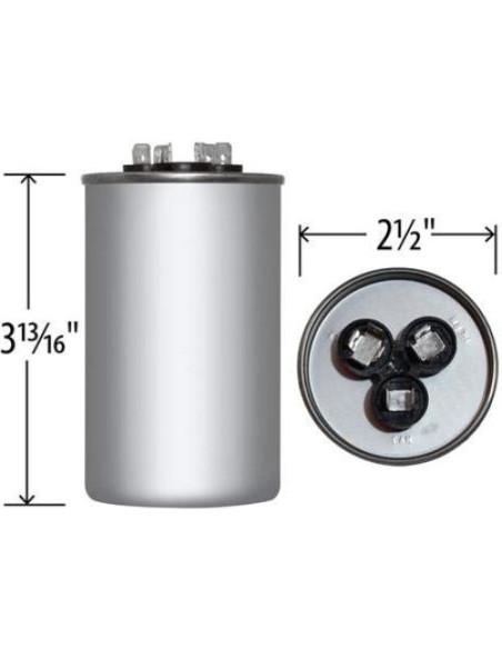 Capacitor Doble Función Mars 70+5x370/440VAC 11.11cm