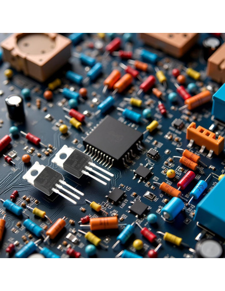 10 Piezas Triac Tiristor BT136-600D TO-220 4A 600V Negro