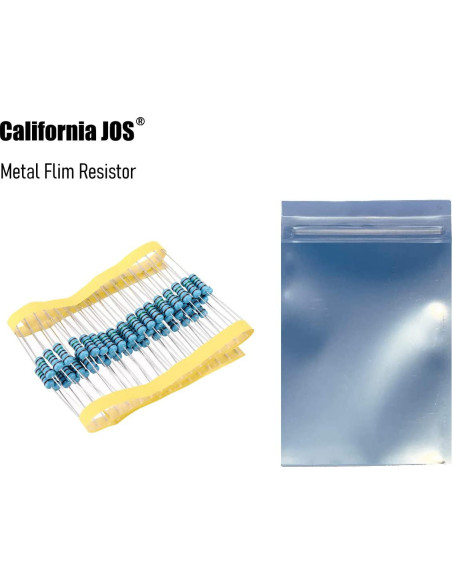 100 Resistencias 1K ohm 1/4W Tolerancia 1% California JOS