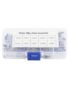 Kit de Diodos Rectificadores 200Pcs Yosoo 1N4001 a 1N5819