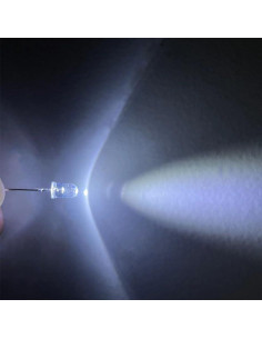 1000 Diodos LED Blanco 5mm JEBHANNE para Proyectos 2