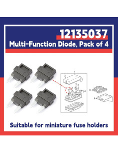 Diodo Multifuncional Dusledel 12135037 - Paquete de 4 Unidades 2
