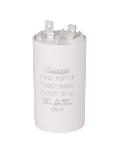 Capacitor de Carga 45 MFD 250V GE WH12X10462 para Lavadora