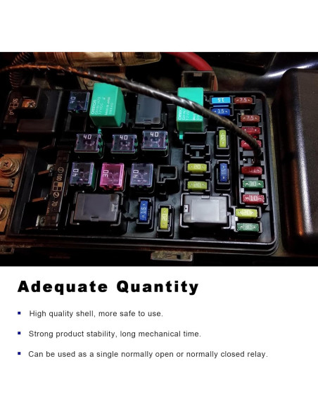 Relé de Arranque KVAEY 30A 12V 5 Pines Impermeable 2PCS