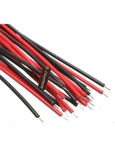 Paquete 20 LED 10MM Blanco Pre Cableado 12V + Soportes