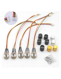 5 Piezas Potenciómetro Rotativo Lineal WH148 5K 10K 50K