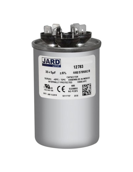 Capacitor Redondo MARS 12783 35+5 UF 440V 50/60Hz Capacitor Redondo MARS 12783 35+5 UF 440V 50/60Hz