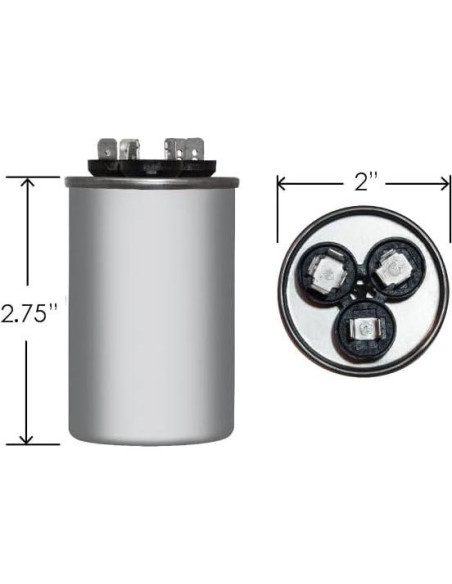 Capacitor Redondo MARS 12783 35+5 UF 440V 50/60Hz Capacitor Redondo MARS 12783 35+5 UF 440V 50/60Hz