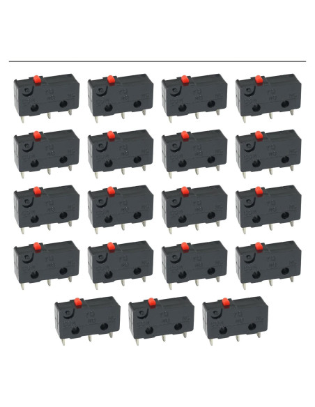 15 Interruptores de Límite Miniatura KW12-A - Botón Instantáneo