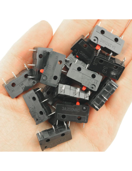 15 Interruptores de Límite Miniatura KW12-A - Botón Instantáneo