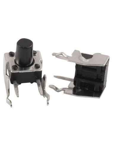 Interruptor Táctil Momentáneo uxcell 20 Pcs 6x6x8mm Negro