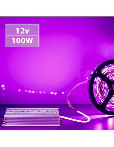 Controlador LED 100W IP67 12V CC Adaptador de Transformador