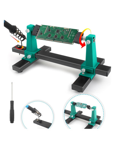 Soporte de PCB Ajustable Shen Zhen 0.64 kg 200mm Verde